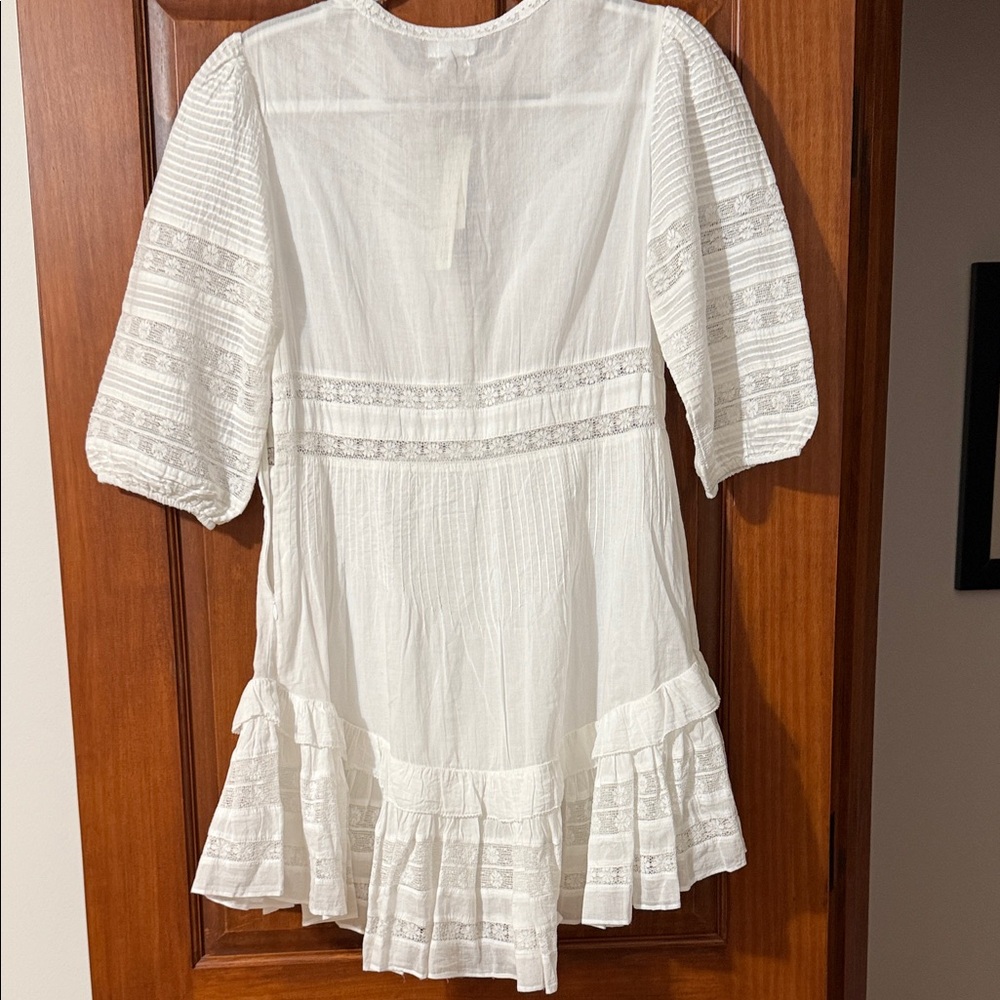 SAYLOR White Mini Dress - Picture 2 of 5